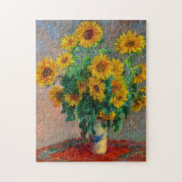 Quebra-cabeça Monet Sunflower