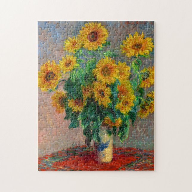 Quebra-cabeça Monet Sunflower (Vertical)