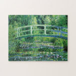 Quebra-cabeça Monet Water Lily e Ponte Japonesa de Belas Artes<br><div class="desc">Water Lily e Japan Bridge são belas belas artes criadas pelo artista francês Impressionismo,  Claude Monet c. 1895,  mostrando uma passarela japonesa sobre seu lago d'água do jardim.</div>