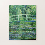 Quebra-cabeça Monet Water Lily e Ponte Japonesa de Belas Artes<br><div class="desc">Water Lily e Japan Bridge são belas belas artes criadas pelo artista francês Impressionismo,  Claude Monet c. 1895,  mostrando uma passarela japonesa sobre seu lago d'água do jardim.</div>