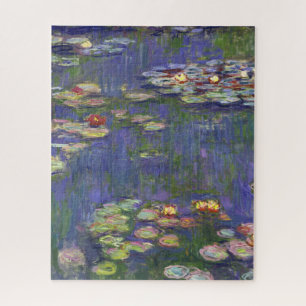 Quebra-cabeça Monet Water Lily - Pintura de plataforma