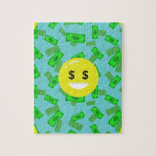 Quebra-cabeça money eyed emoji