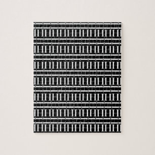 Quebra-cabeça Monogram Initial Letter H, Choose Background Color