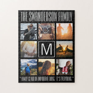 Quebra-cabeça Monograma 8 Quadro LGN