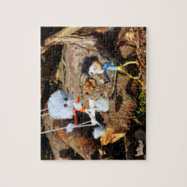 Quebra-cabeça Monster Fubby op schommel.