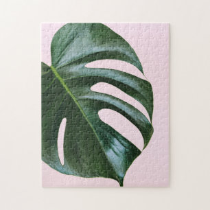 Quebra-cabeça Monstera Tropical Leaf