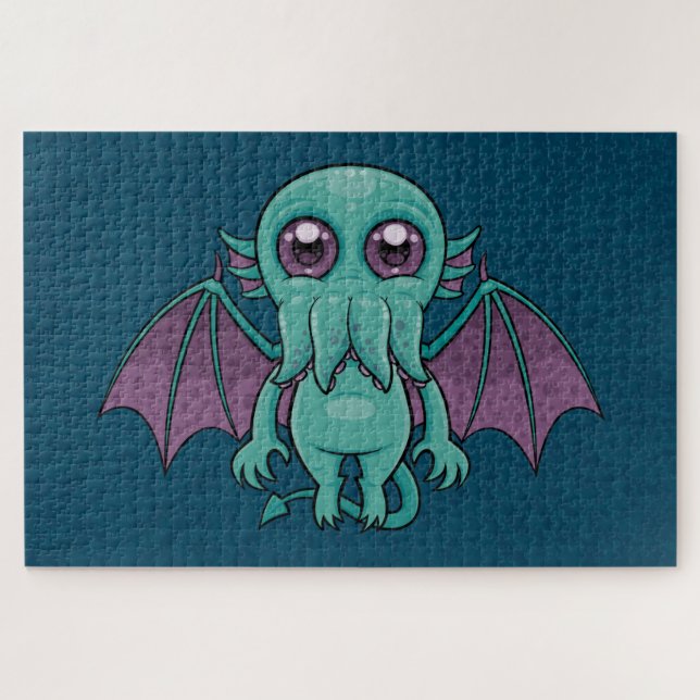 Quebra-cabeça Monstro de Cthulhu, Bebê Cento (Horizontal)