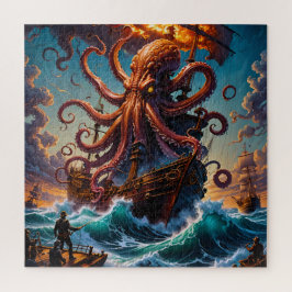 Quebra-cabeça Monstro do Mar Kraken