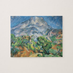 Quebra-cabeça Mont Sainte Victoire Acima de Tholonet, Paul Cezan