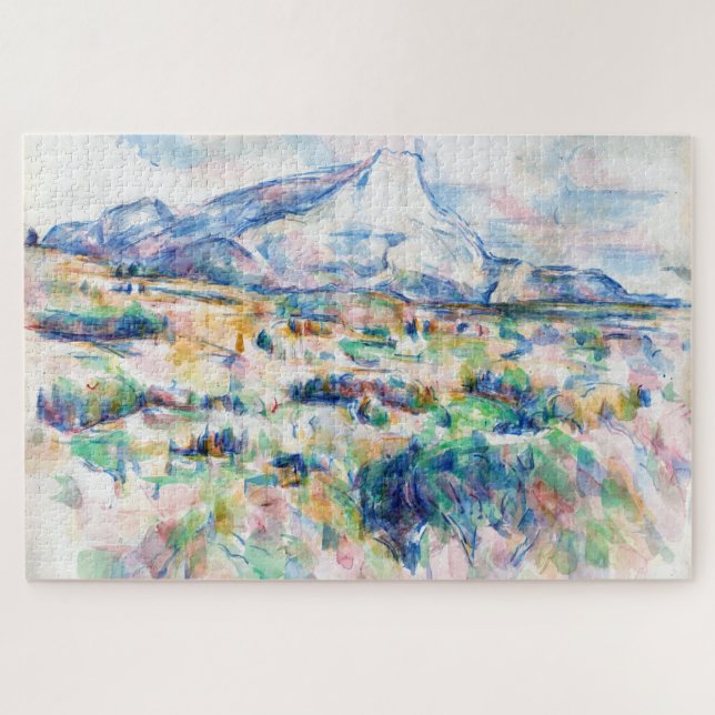 Quebra-cabeça Mont Sainte-Victoire, Paul Cezanne (Horizontal)