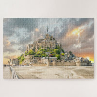 Mont-Santo-Michel, Normandia, França