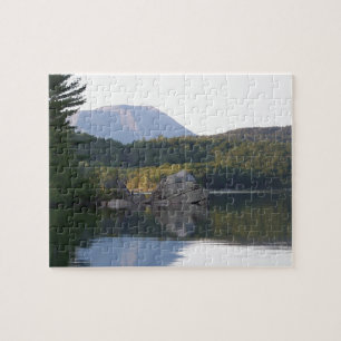 Quebra-cabeça Montagem Katahdin do lago rainbow