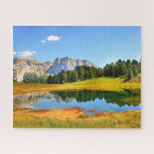 Quebra-cabeça Montanha Dolomita Alpes Europa Cênic (Horizontal)