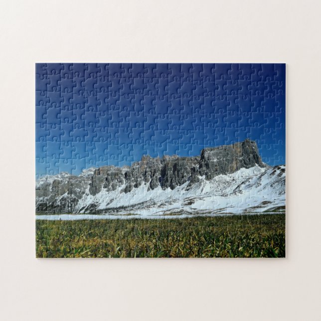 Quebra-cabeça Montanha - Imagem de Neve (Horizontal)