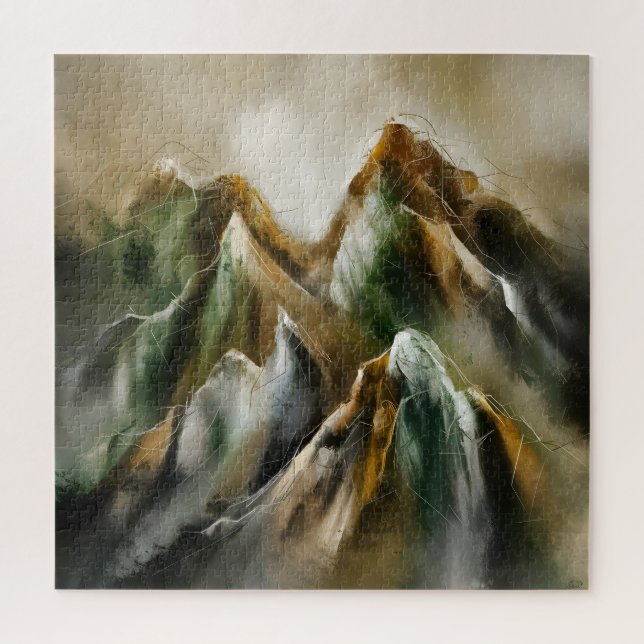 Quebra-cabeça Montanhas Pintadas (Vertical)