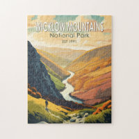Montanhas Wicklow National Park Irlanda Viagem Art