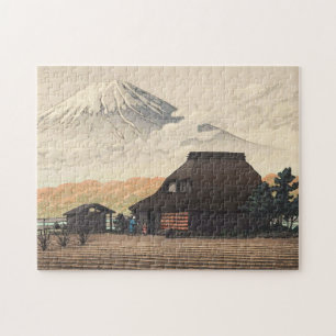 Quebra-cabeça Monte Fuji, de Narusawa Hasui Kawase Shin hanga ar