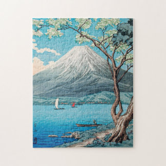 Quebra-cabeça Monte Fuji do lago Yamanaka