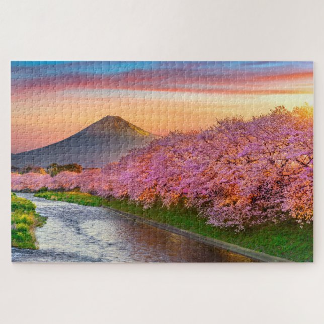 Quebra-cabeça Monte Fuji Japão (Horizontal)