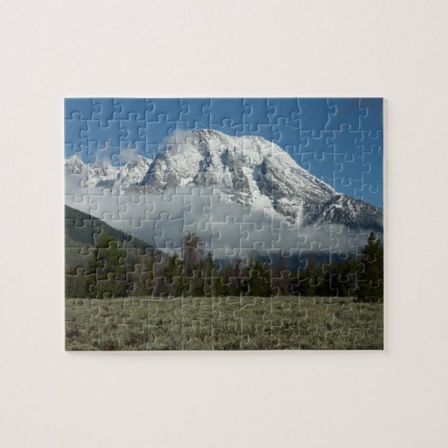 Quebra-cabeça Monte Moran e Nuvens no Grand Teton (Horizontal)