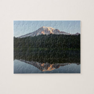 Quebra-cabeça Monte Rainier Refletiu Sunrise I