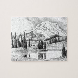 Quebra-cabeça Monte Rainier, Washington