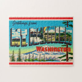 Quebra-cabeça Monte Rainier Washington 11x14