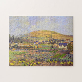 Quebra-cabeça Monte Riboudet Rouen, Primavera Monet Fine Art