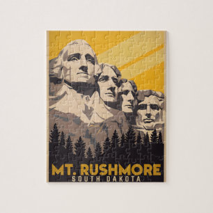 Quebra-cabeça Monte Rushmore, Dakota do Sul