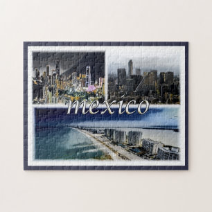 Quebra-cabeça Monterrey - México - Mosaico -