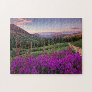 Quebra-cabeça Montículo com crista do nascer do sol do