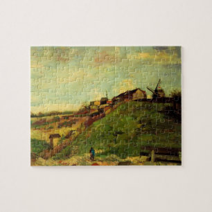 Quebra-cabeça Montmartre: Pedreira, os Moinhos por Vincent van G
