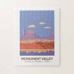Quebra-cabeça Monument Valley Navajo Tribal Park Viagem Vintage