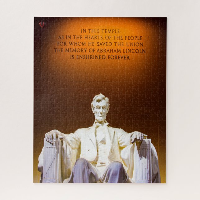 Quebra-cabeça Monumento a Lincoln Washington (Vertical)