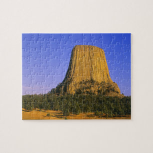 Quebra-cabeça Monumento Nacional Devils Tower em Wyoming