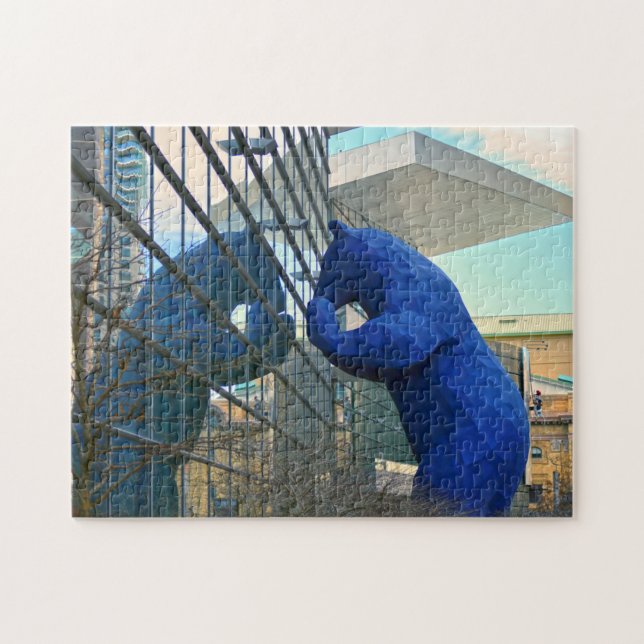 Quebra-cabeça Monumento Urso Azul Denver (Horizontal)
