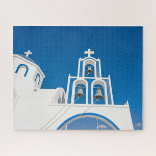 Quebra-cabeça Monumentos Igreja Grego Azul