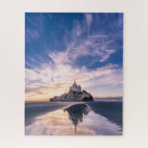 Quebra-cabeça Monumentos Mont Santo-Michel, Normandia França