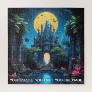 Quebra-cabeça Moody Blue Castle Fantasy