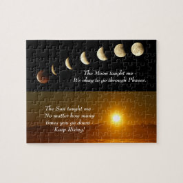 Quebra-cabeça Moon Fases Inspiração Sunrise