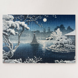 Quebra-cabeça Moon Over Hibiya Park por Tsuchiya Koitsu