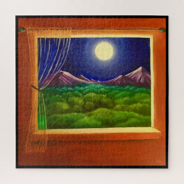 Quebra-cabeça Moonlight Window (Vertical)