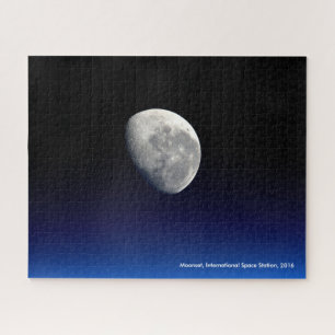 Quebra-cabeça Moonset, Estação Espacial Internacional, 2016