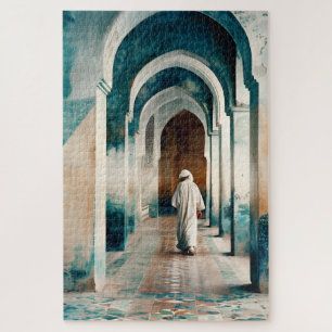 Quebra-cabeça Moorish Marrakesh Blue Cream