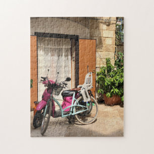 Quebra-cabeça Moped in Bari, Itália