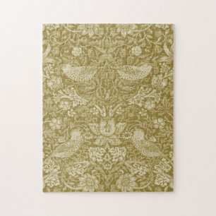 Quebra-cabeça Morango Ladrão Dourado, William Morris
