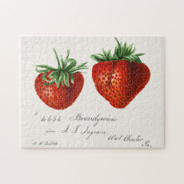 Quebra-cabeça Morangos (Fragaria) Fruta