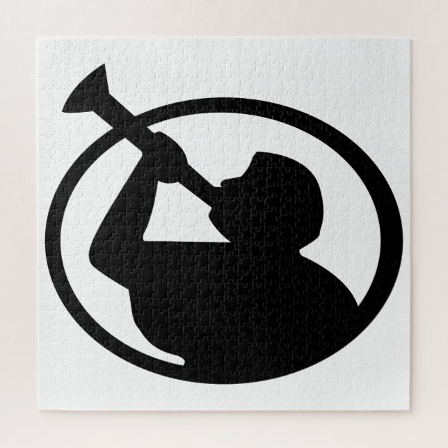 Quebra-cabeça Mormon Angel Mormoni (Símbolo do Mormonismo) (Vertical)