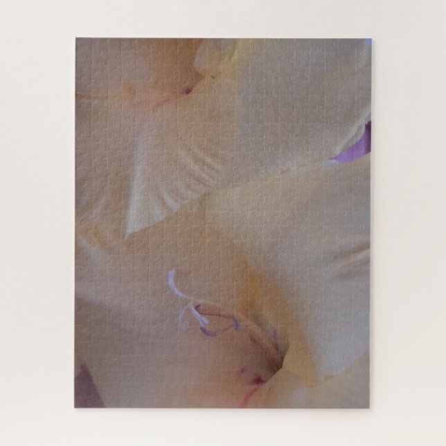 Quebra-cabeça Morning Calm: Blush Petals in Gentle Focus (Vertical)