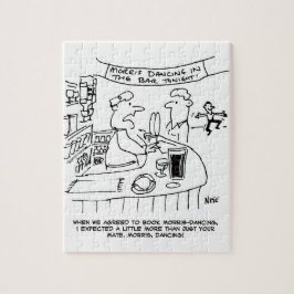 Quebra-cabeça Morris Dançando em Pub. Tradicional Dança Morris